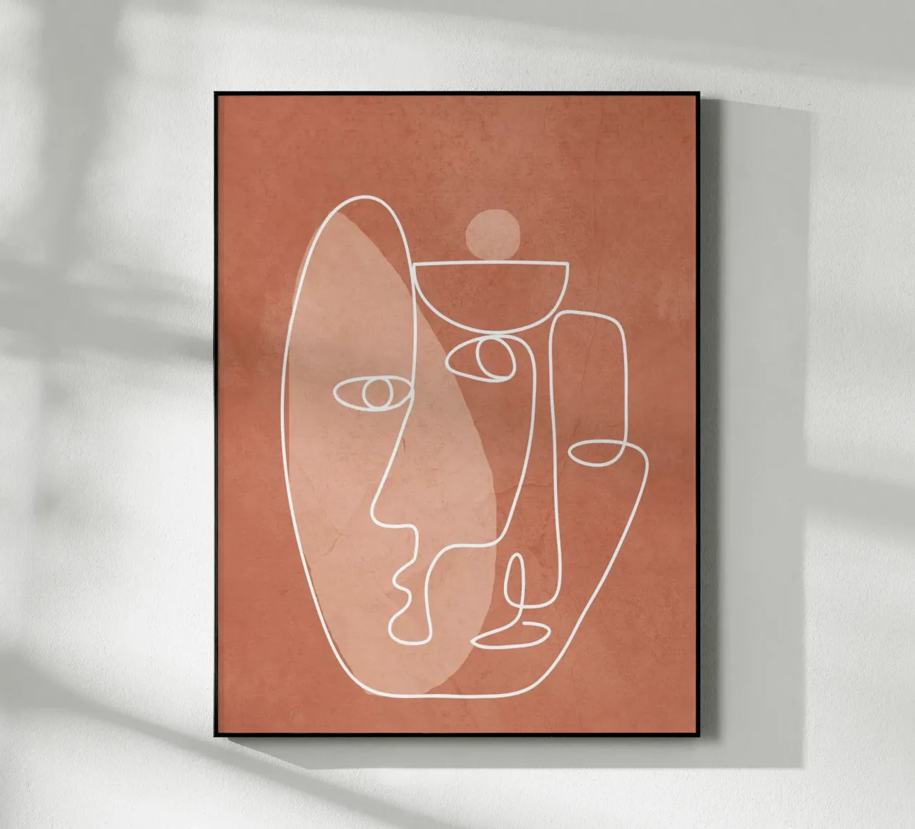 Faces 02 acryl van Flow Line