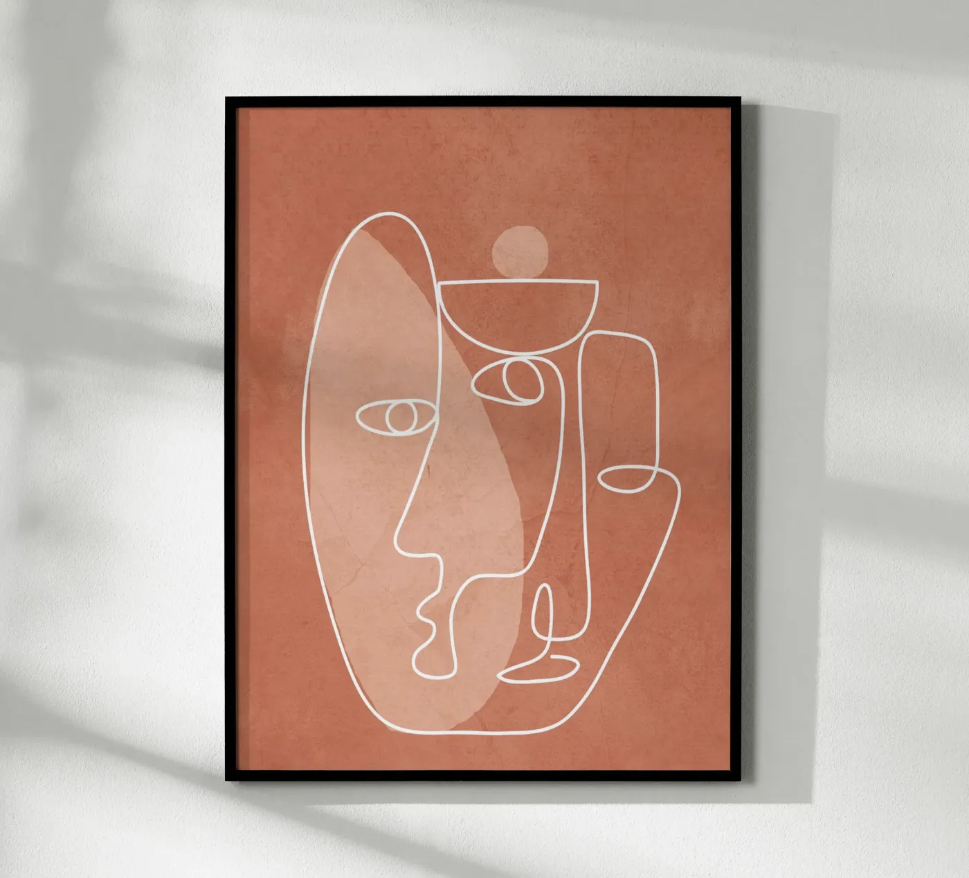 Faces 02 poster van Flow Line