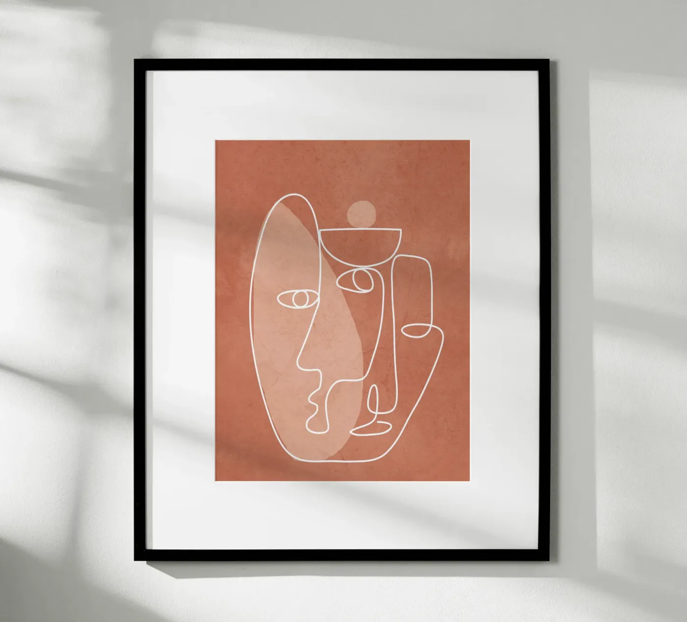 Faces 02 poster van Flow Line
