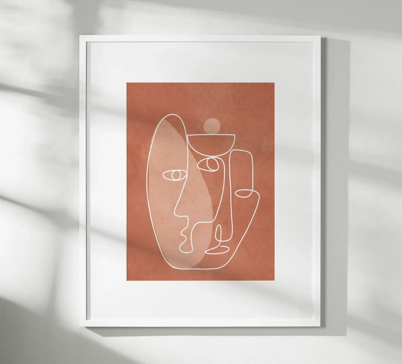 Faces 02 poster van Flow Line