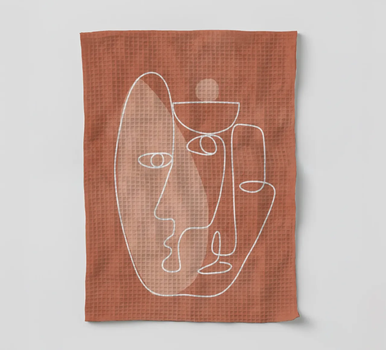 Faces 02 canovaccio da cucina da Flow Line