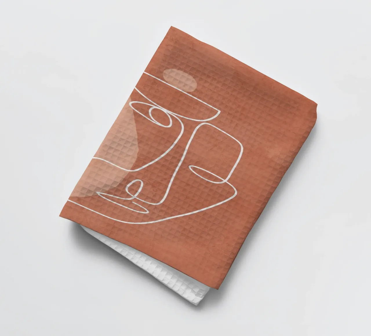 Faces 02 canovaccio da cucina da Flow Line