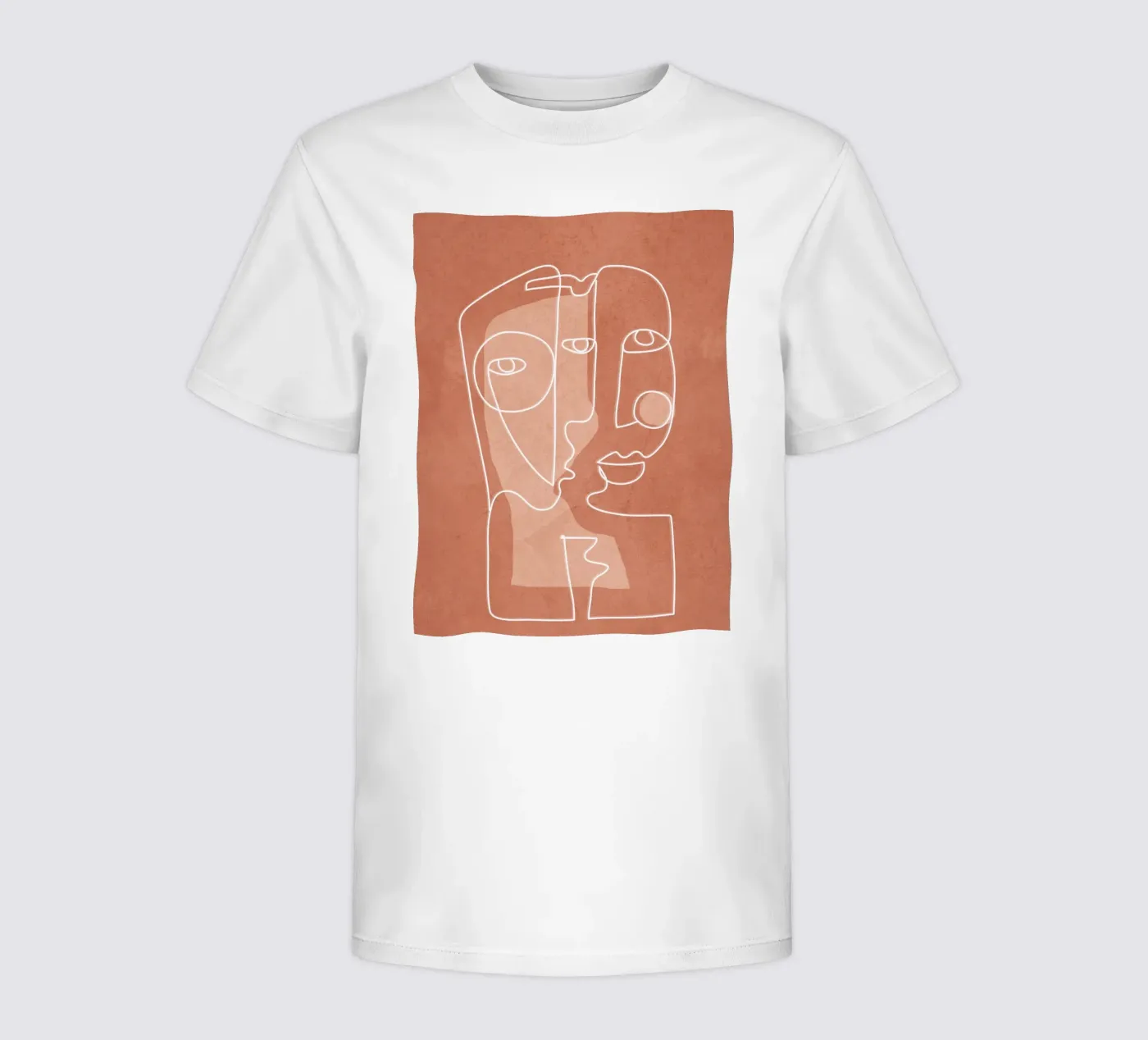 Faces 04 t-shirt bambini da Flow Line