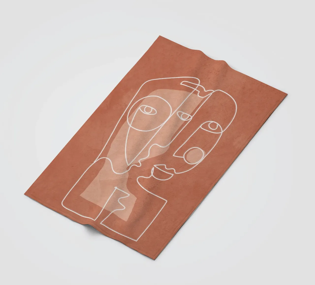 Faces 04 coperta in pile da Flow Line