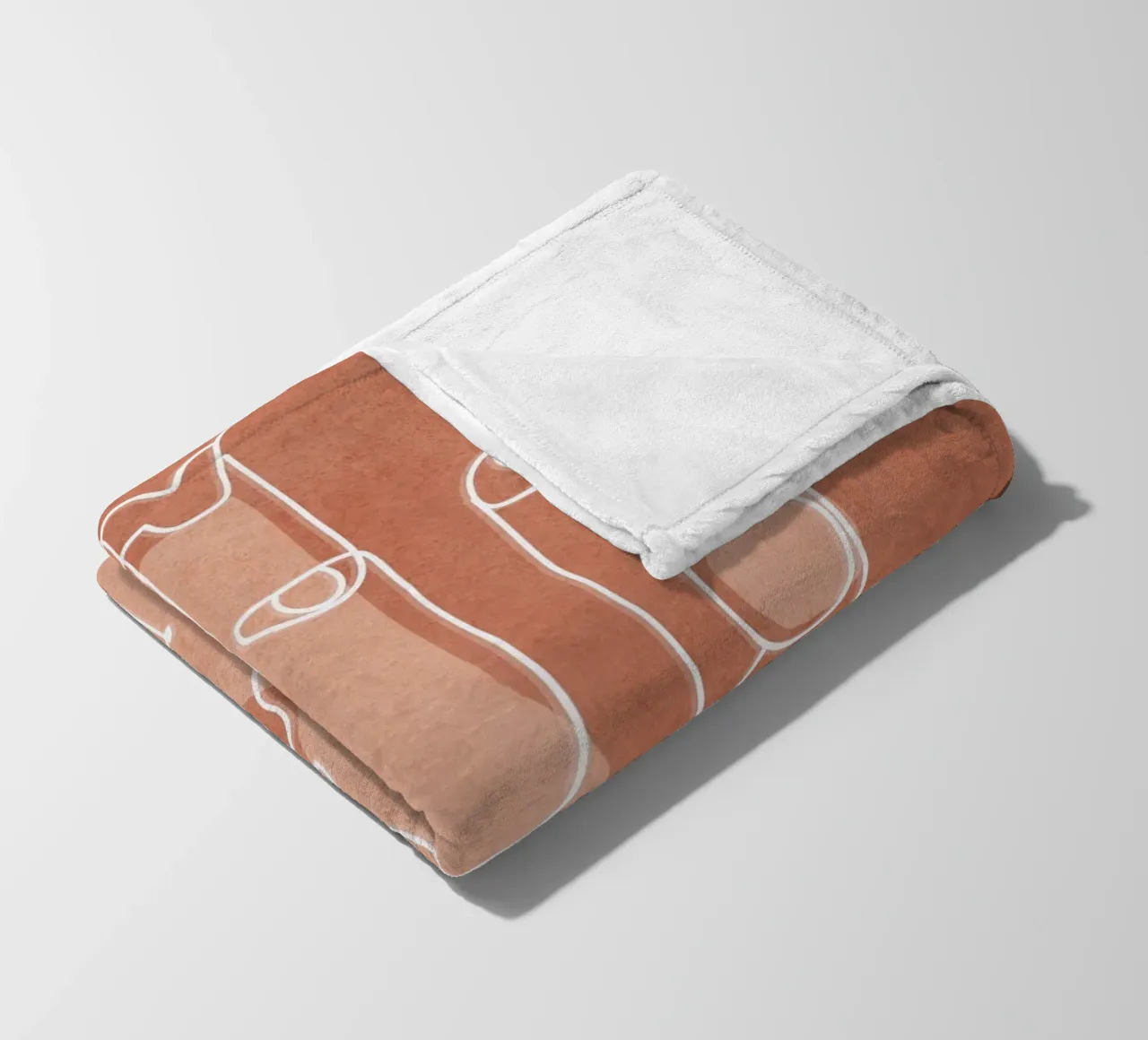 Faces 04 coperta in pile da Flow Line