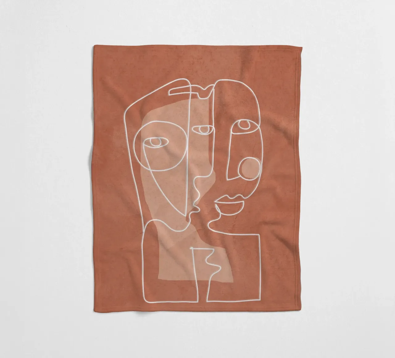 Faces 04 coperta in pile da Flow Line