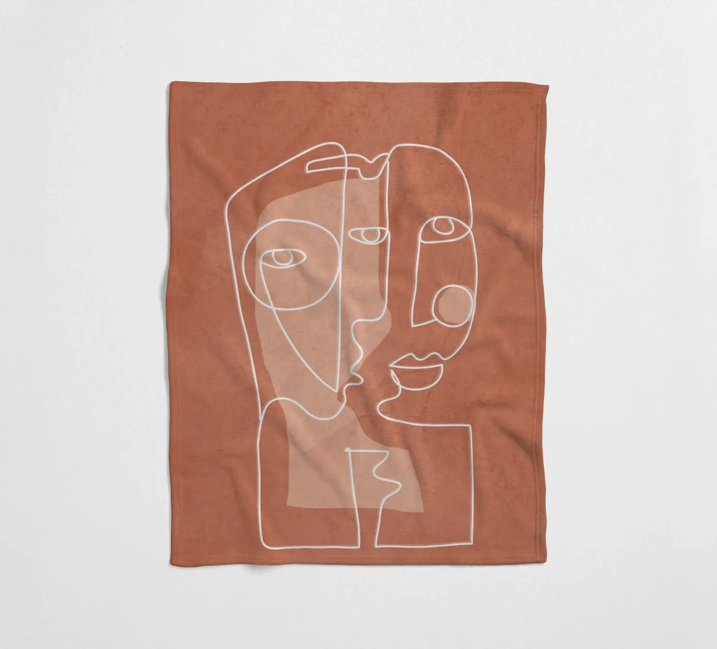 Faces 04 Fleecedecke von Flow Line