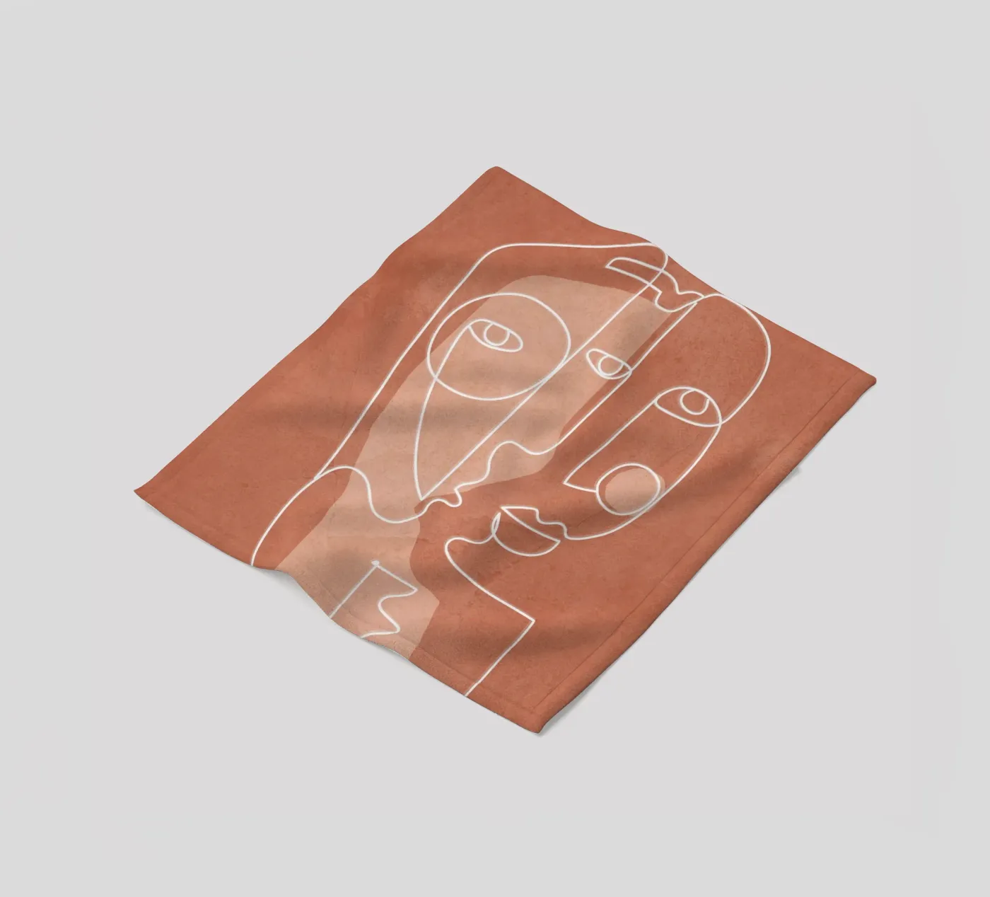 Faces 04 Fleecedecke von Flow Line