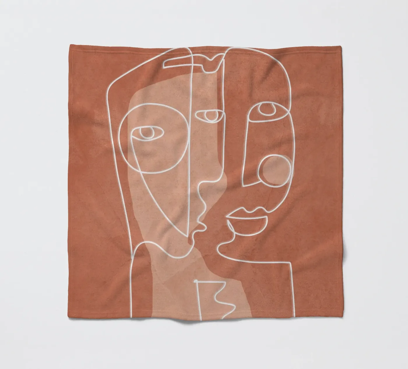 Faces 04 Fleecedecke von Flow Line