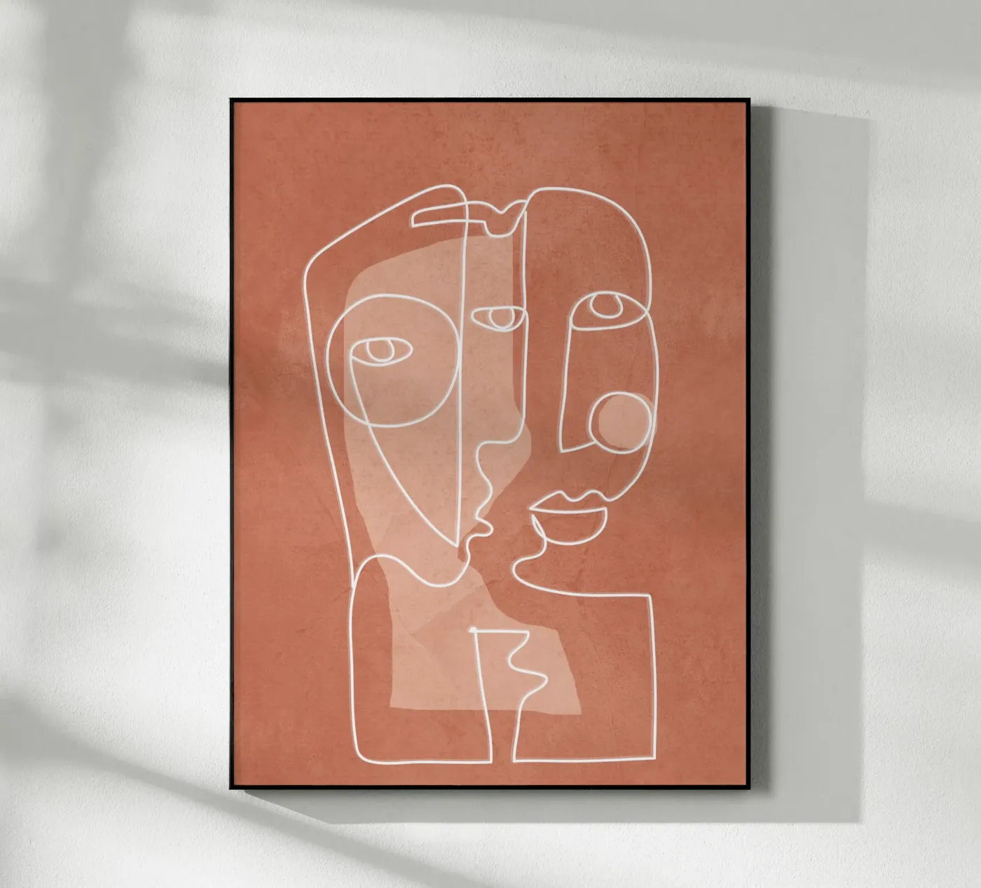 Faces 04 acryl van Flow Line