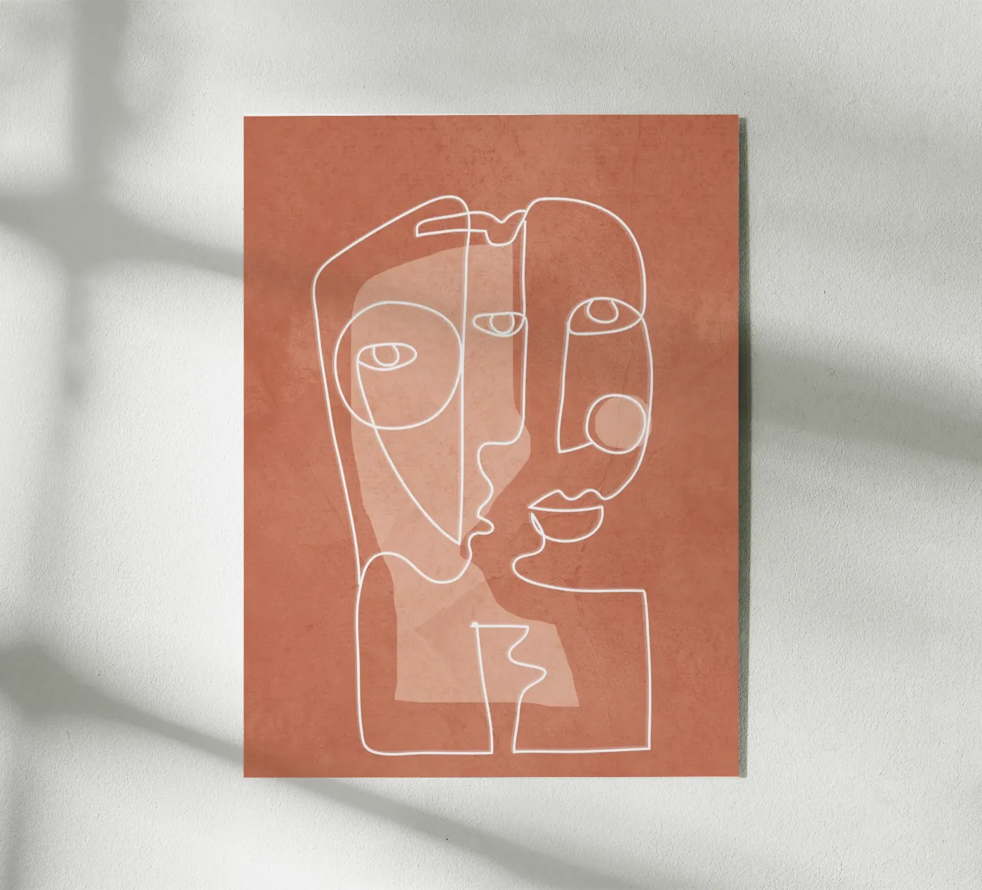 Faces 04 acryl van Flow Line