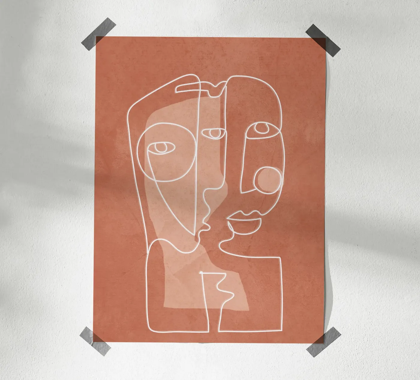 Faces 04 poster da Flow Line