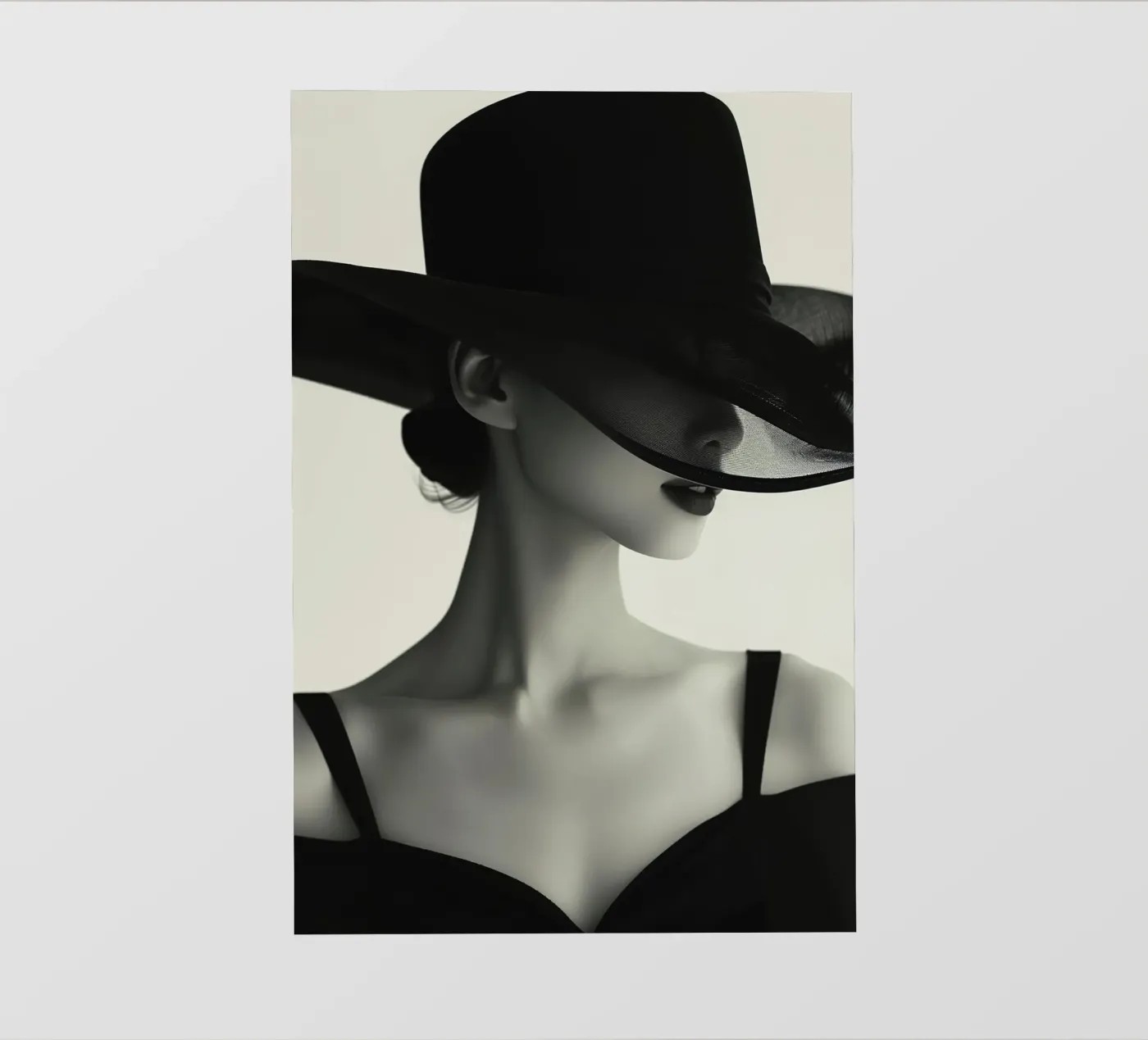Donne e cappello nero pellicola backlit da Lorraine Mooore