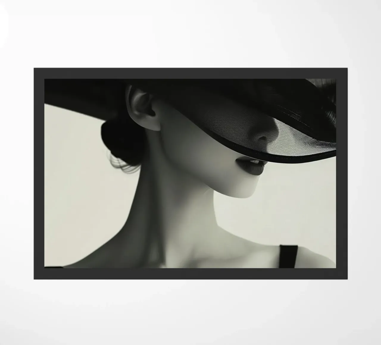 Donne e cappello nero zerbino da Lorraine Mooore