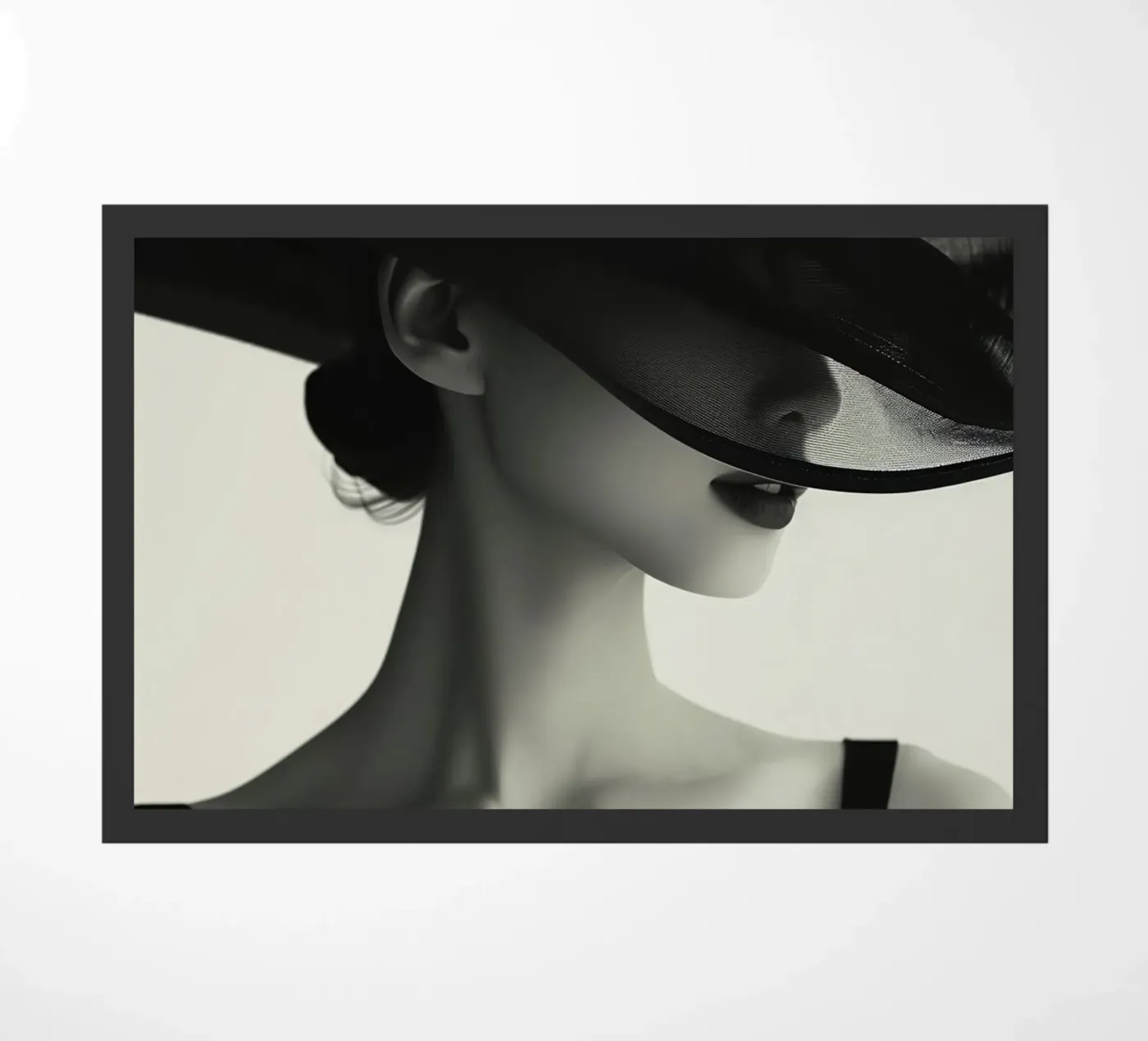 Donne e cappello nero zerbino da Lorraine Mooore