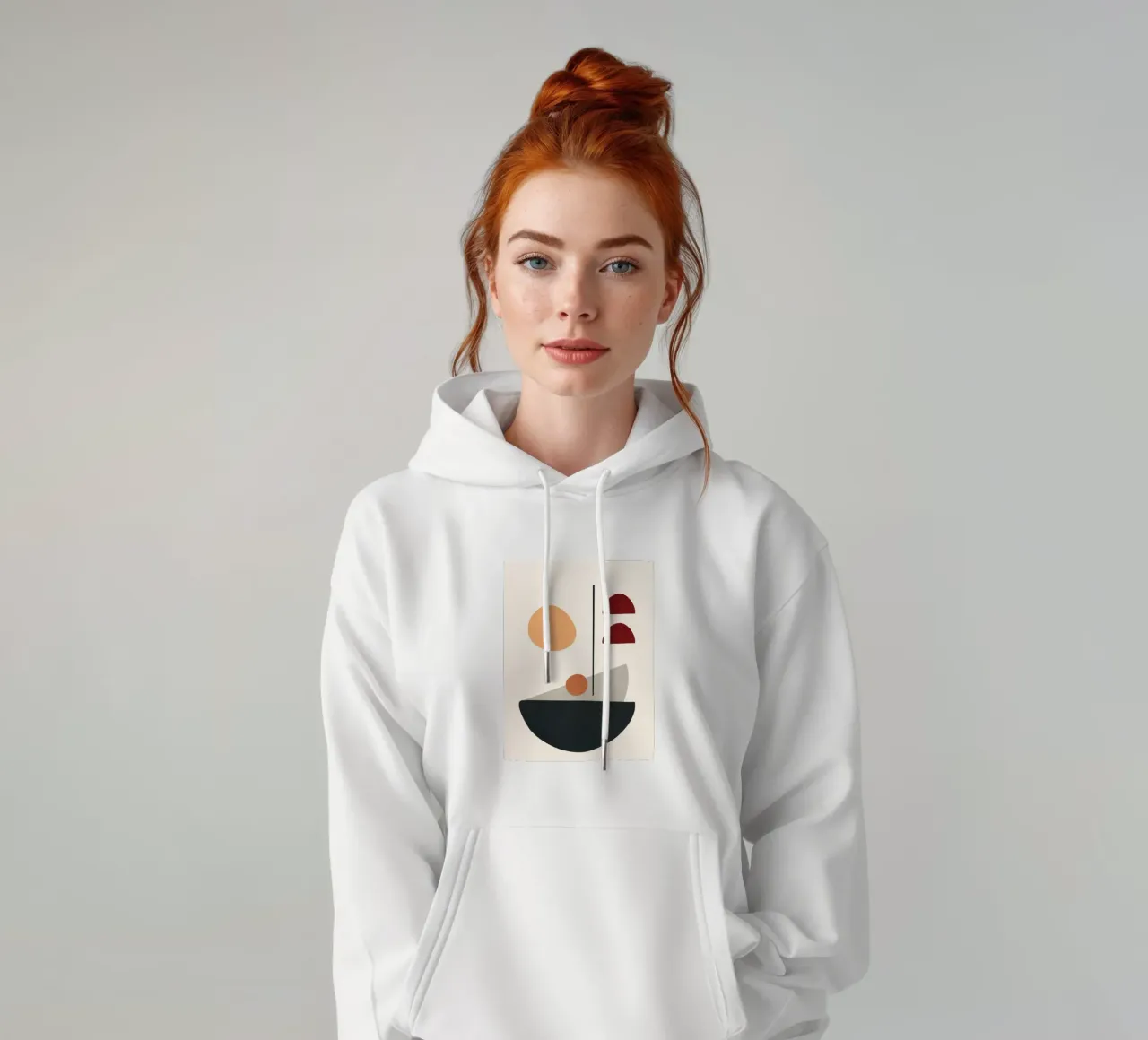 Abstract Minimal Art 01 hoodie van Flow Line