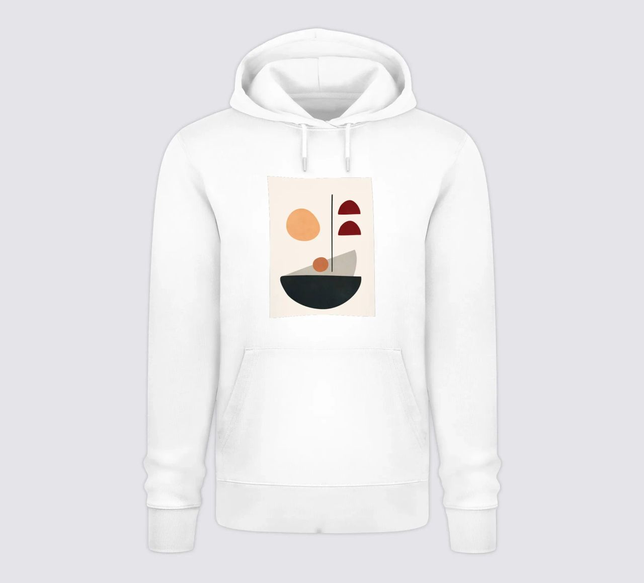 Abstract Minimal Art 01 felpa con cappuccio da Flow Line
