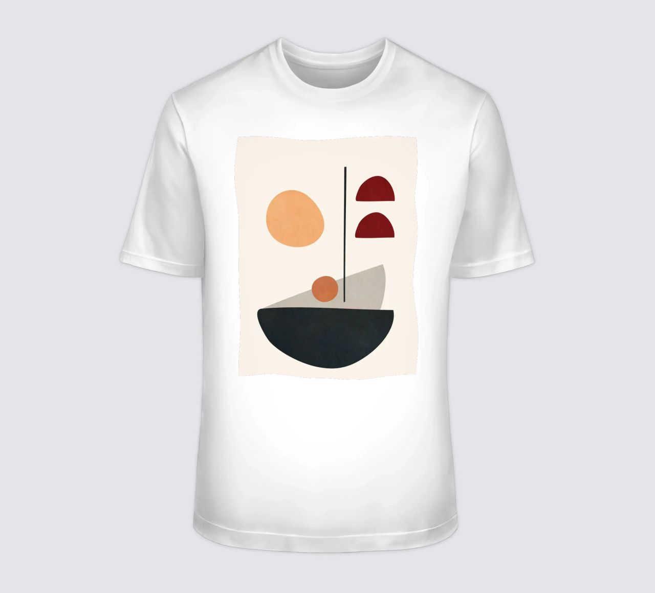 Abstract Minimal Art 01 t-shirt da Flow Line