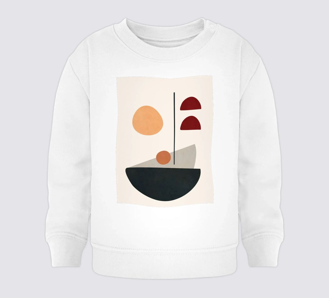 Abstract Minimal Art 01 felpa neonato da Flow Line