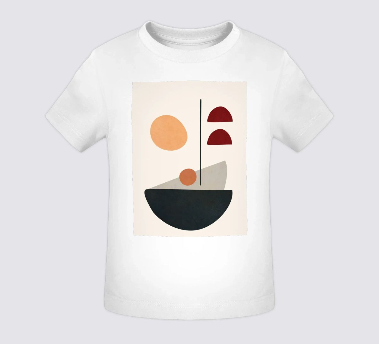 Abstract Minimal Art 01 maglietta neonato da Flow Line