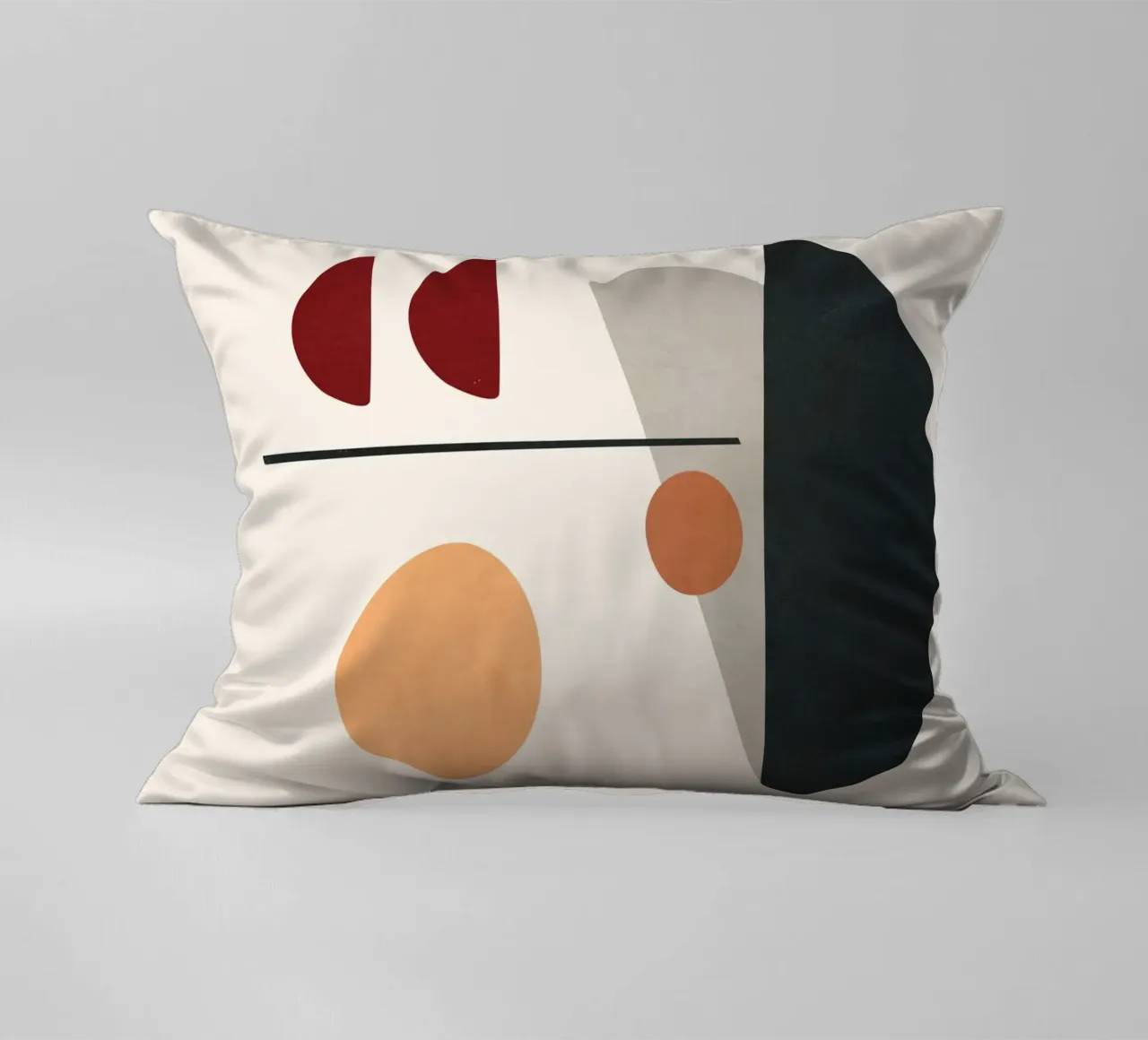 Abstract Minimal Art 01 cuscino da Flow Line