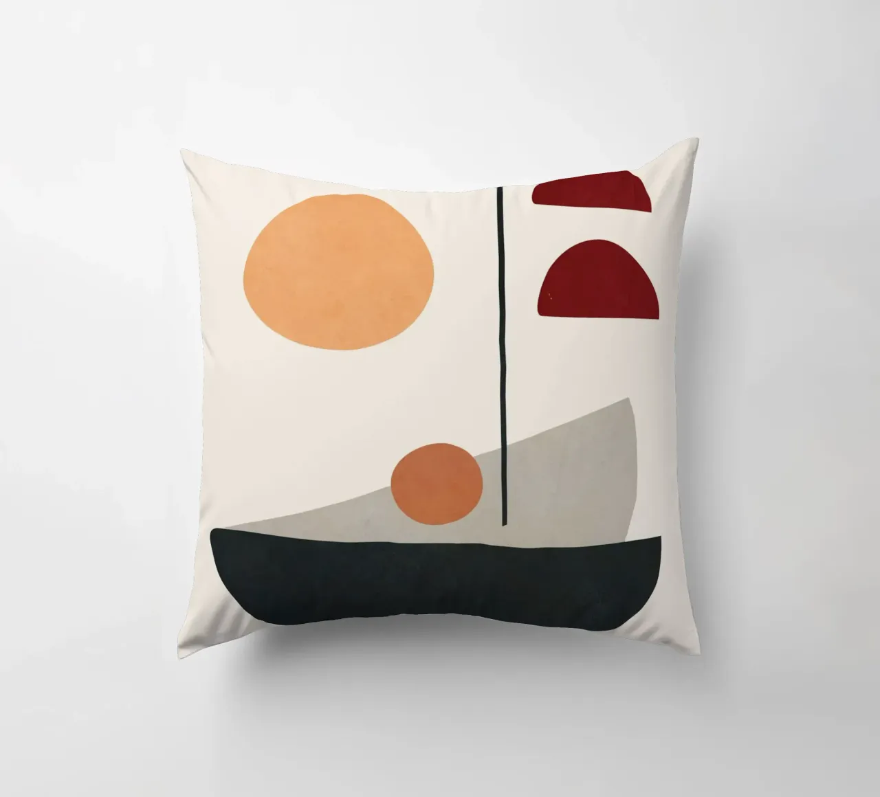 Abstract Minimal Art 01 cuscino da Flow Line