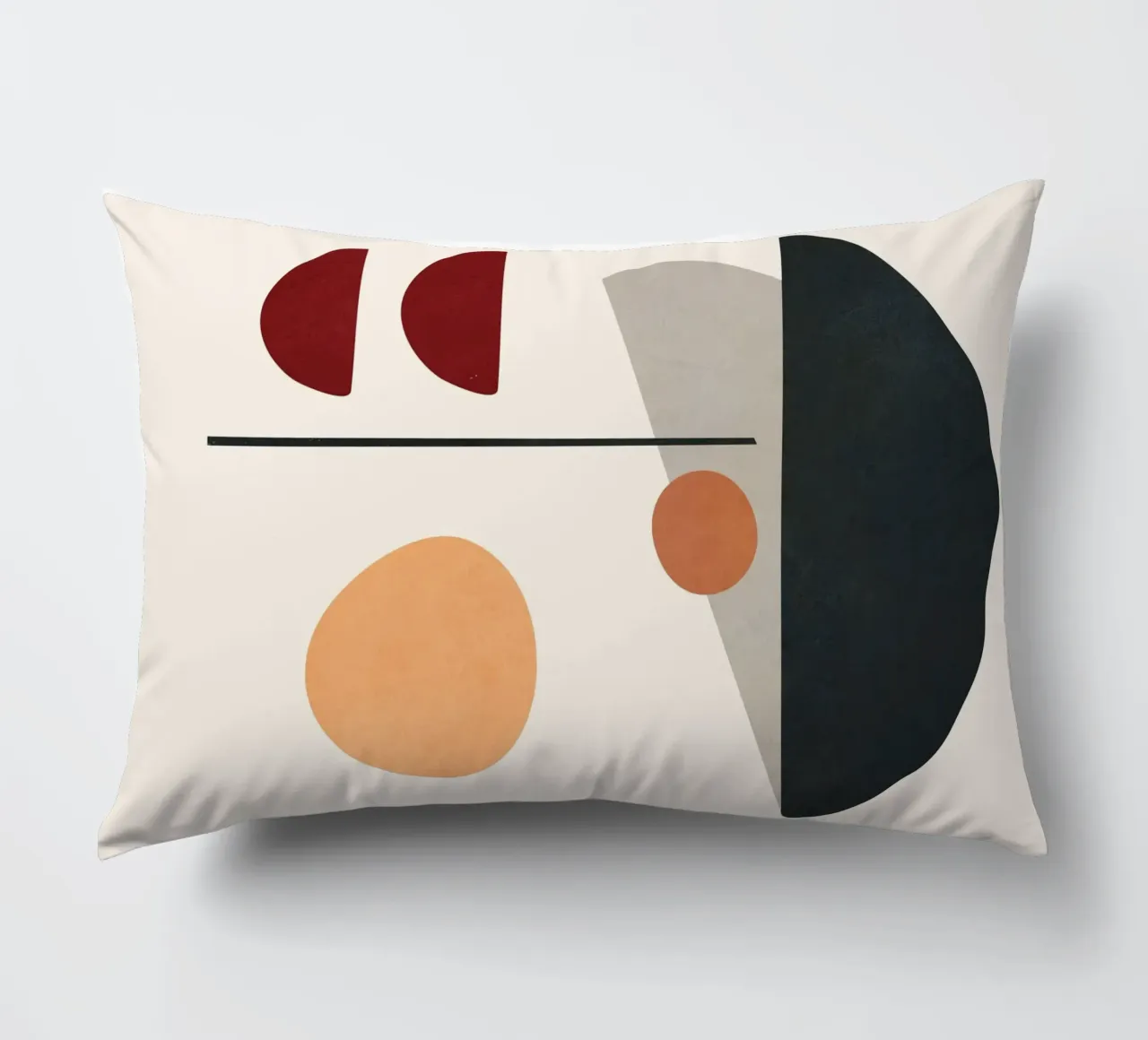 Abstract Minimal Art 01 cuscino da Flow Line