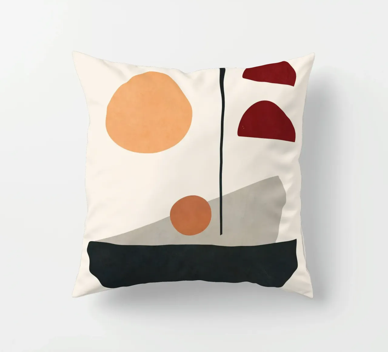 Abstract Minimal Art 01 cuscino da Flow Line