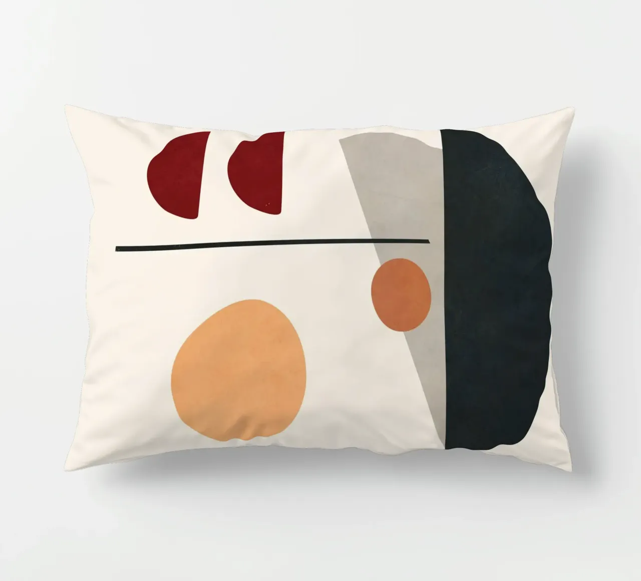 Abstract Minimal Art 01 cuscino da Flow Line