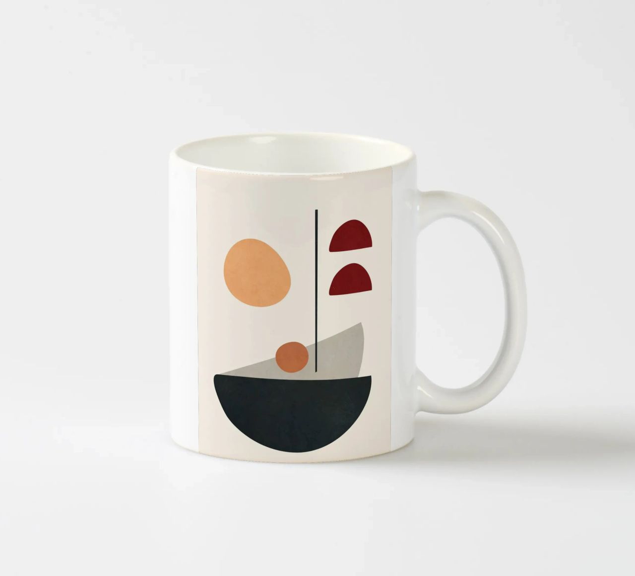 Abstract Minimal Art 01 tazza in ceramica da Flow Line
