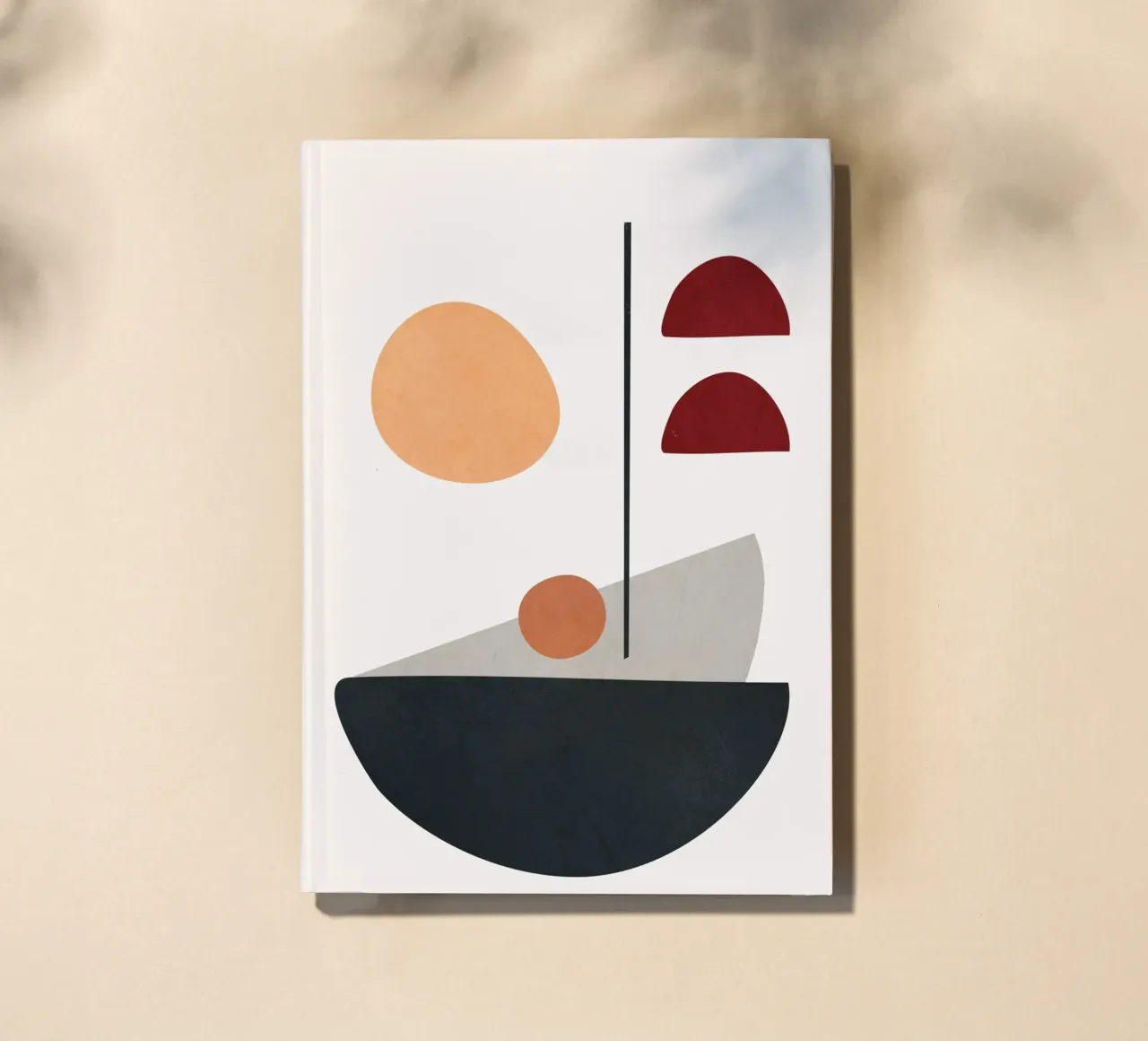 Abstract Minimal Art 01 notebook by Flow Line