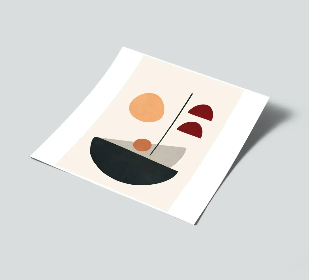 Abstract Minimal Art 01 foglio adesivo da Flow Line