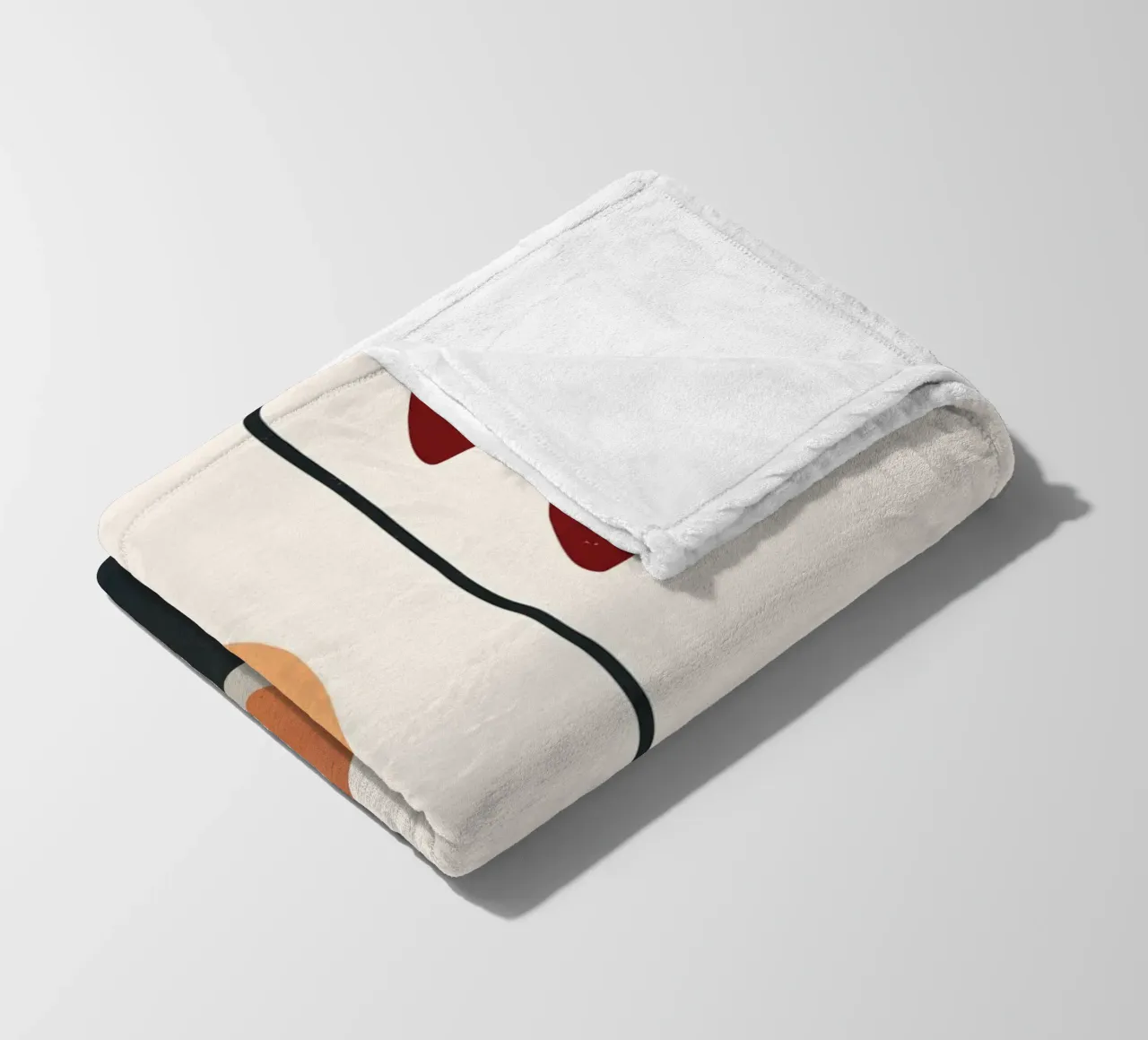 Abstract Minimal Art 01 coperta in pile da Flow Line