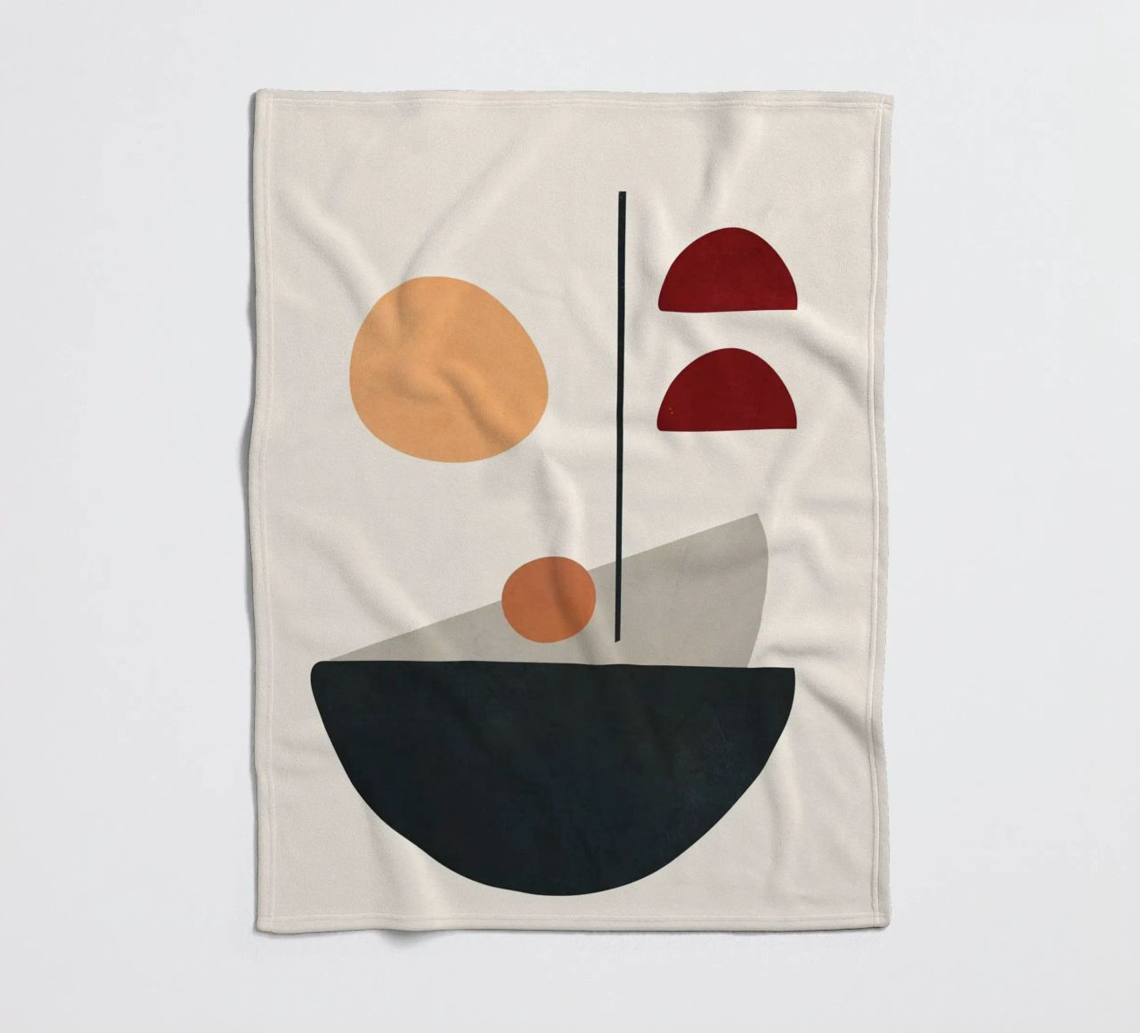 Abstract Minimal Art 01 coperta in pile da Flow Line