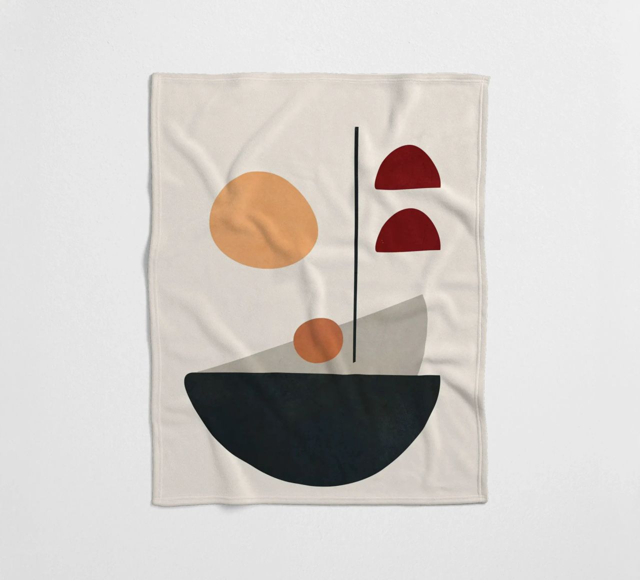 Abstract Minimal Art 01 coperta in pile da Flow Line