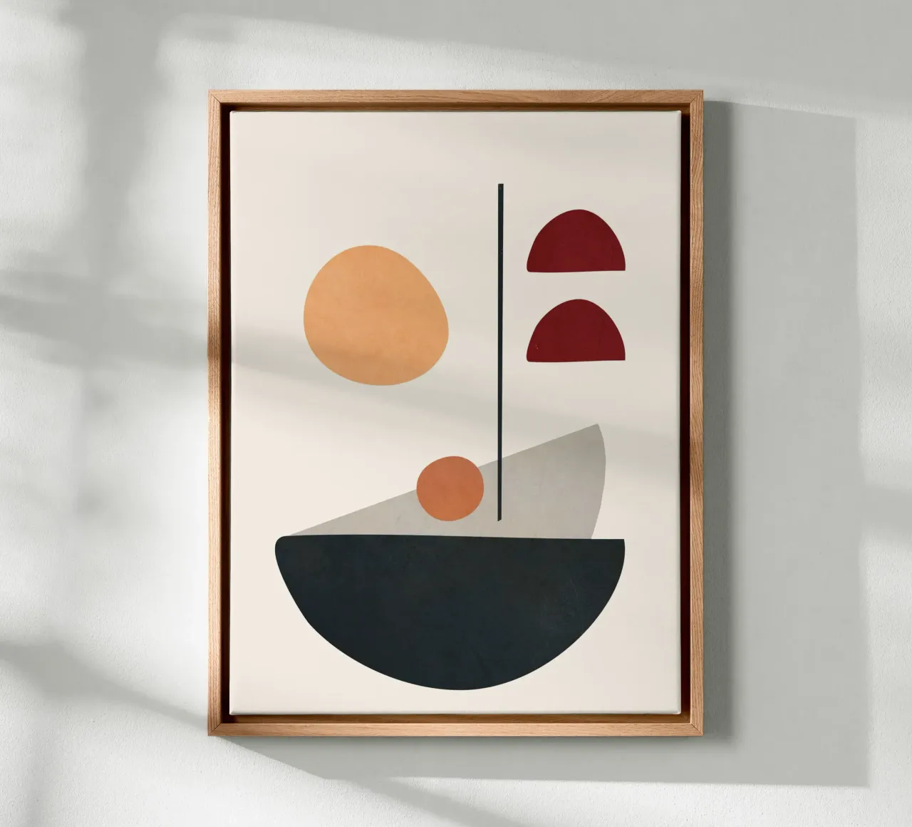 Abstract Minimal Art 01 tela da Flow Line