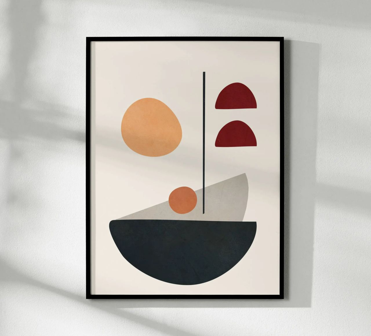 Abstract Minimal Art 01 carta hahnemühle da Flow Line