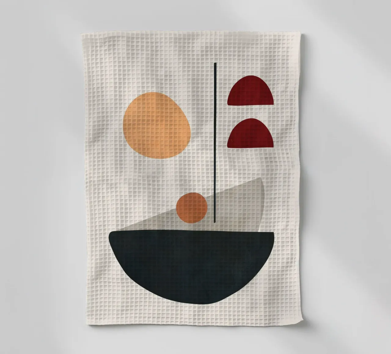 Abstract Minimal Art 01 torchon de Flow Line