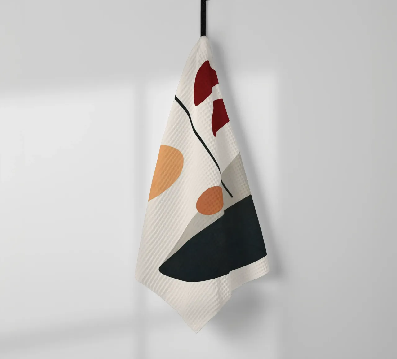 Abstract Minimal Art 01 torchon de Flow Line