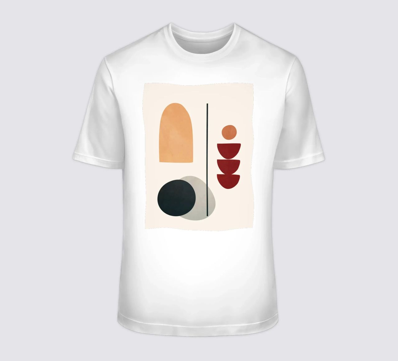 Abstract Minimal Art 02 t-shirt da Flow Line