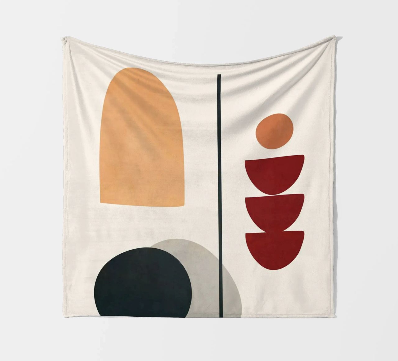 Abstract Minimal Art 02 coperta in pile da Flow Line