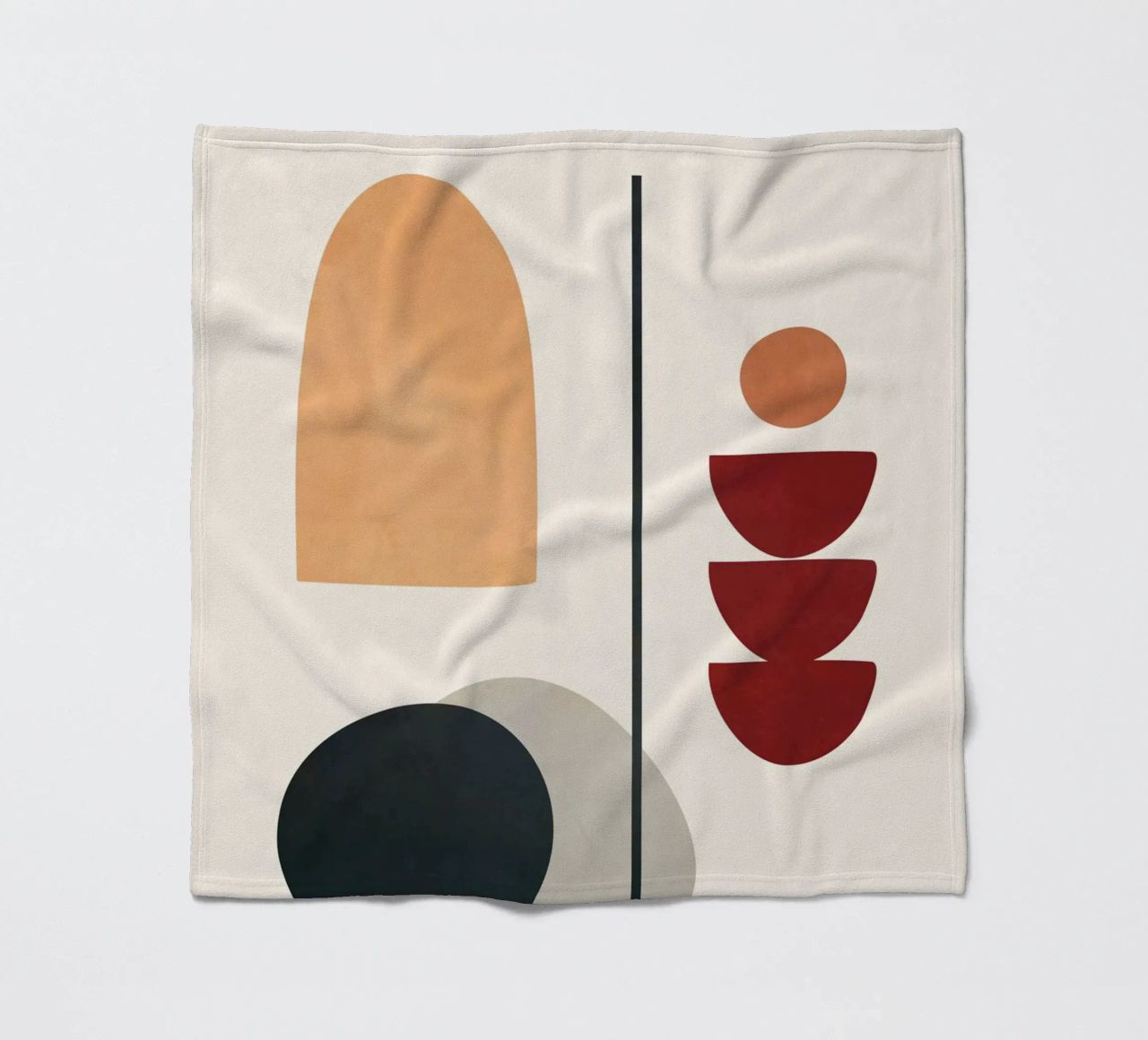 Abstract Minimal Art 02 coperta in pile da Flow Line