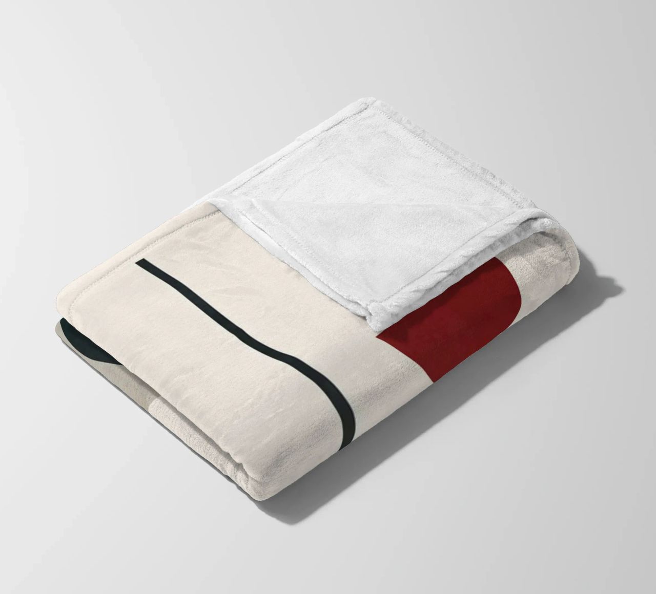 Abstract Minimal Art 02 coperta in pile da Flow Line