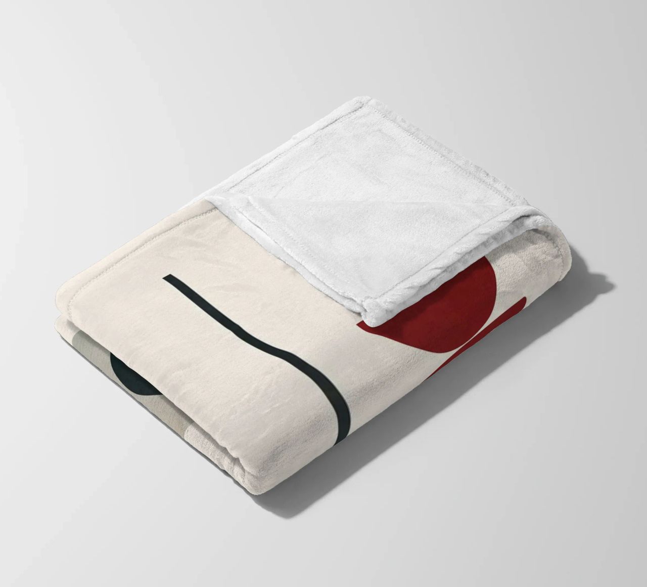 Abstract Minimal Art 02 coperta in pile da Flow Line
