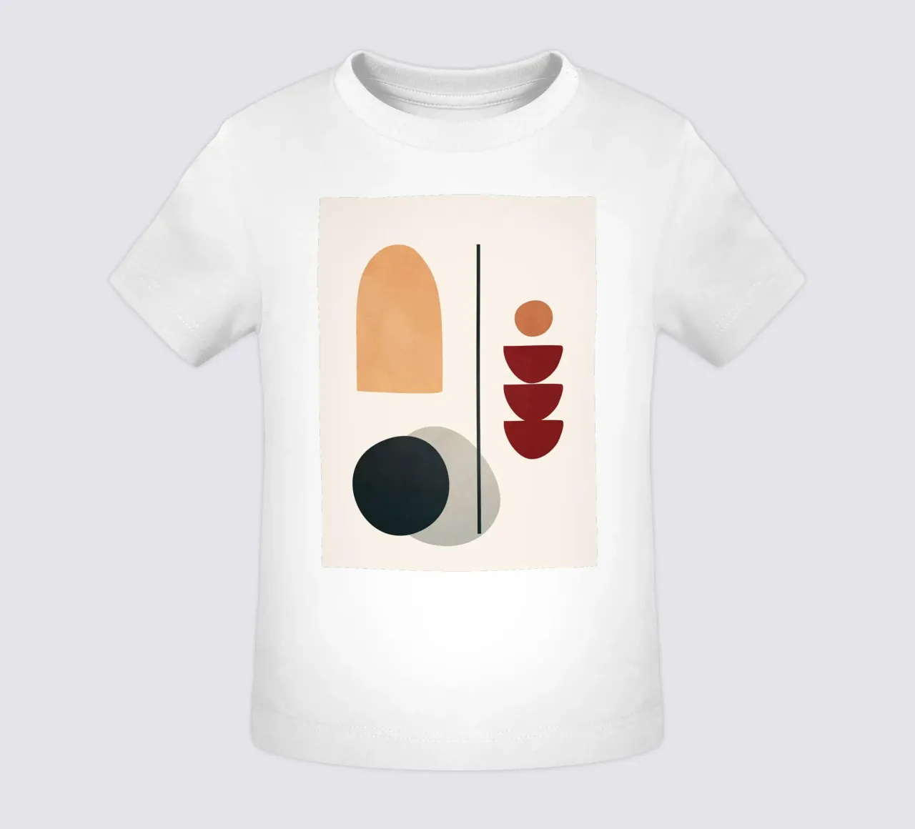 Abstract Minimal Art 02 maglietta neonato da Flow Line