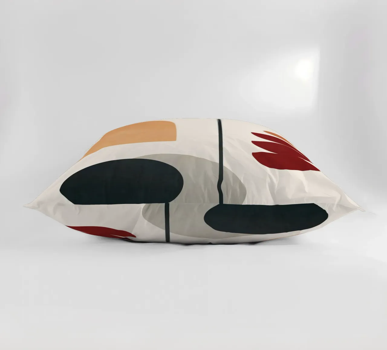 Abstract Minimal Art 02 decorative cushion by Flow Line
