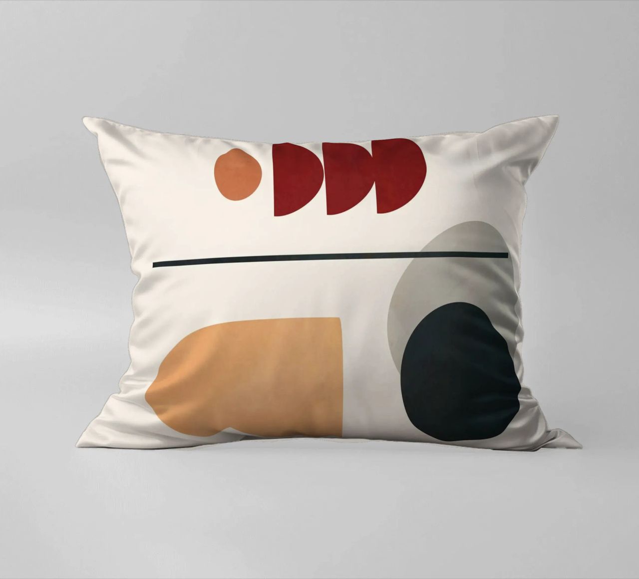 Abstract Minimal Art 02 cuscino da Flow Line