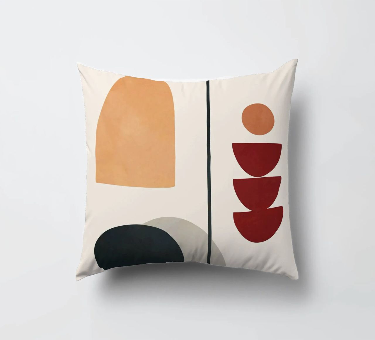 Abstract Minimal Art 02 cuscino da Flow Line