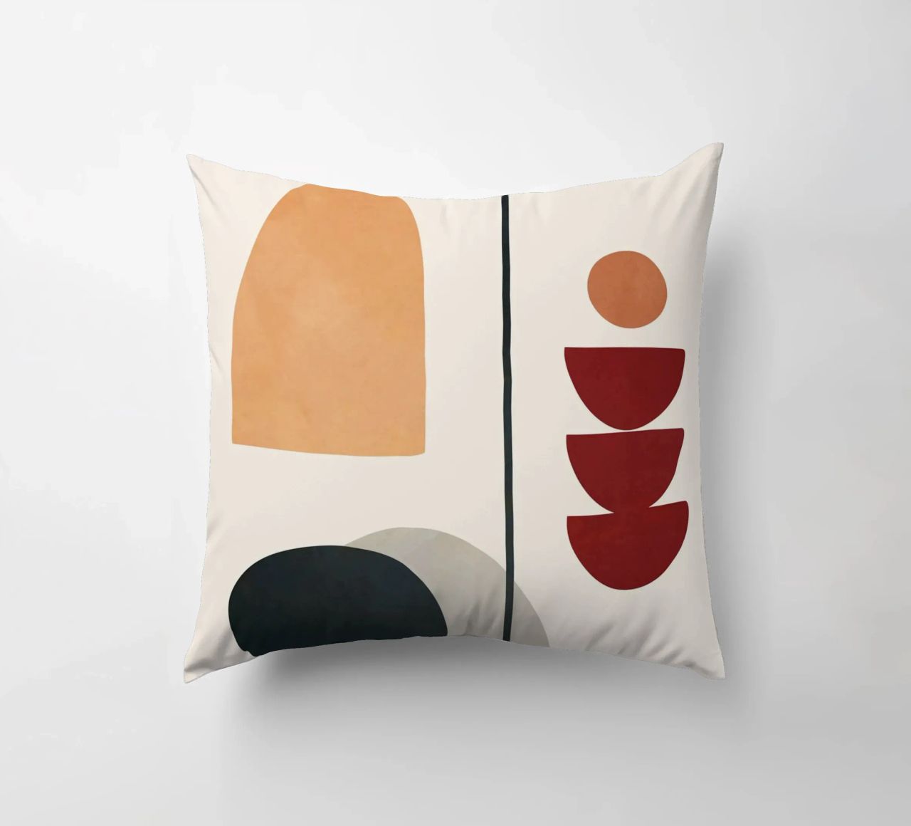 Abstract Minimal Art 02 cuscino da Flow Line