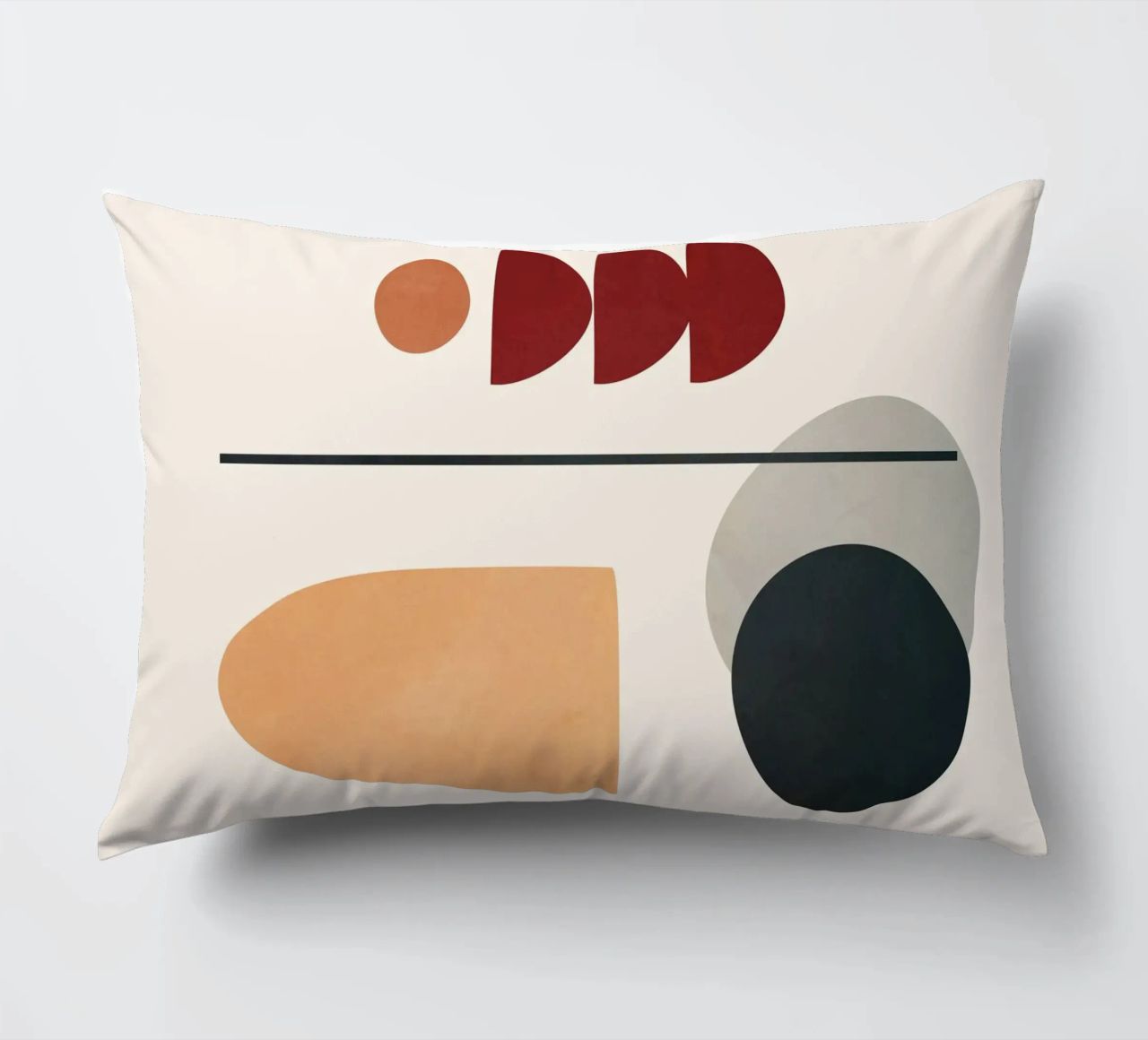 Abstract Minimal Art 02 cuscino da Flow Line